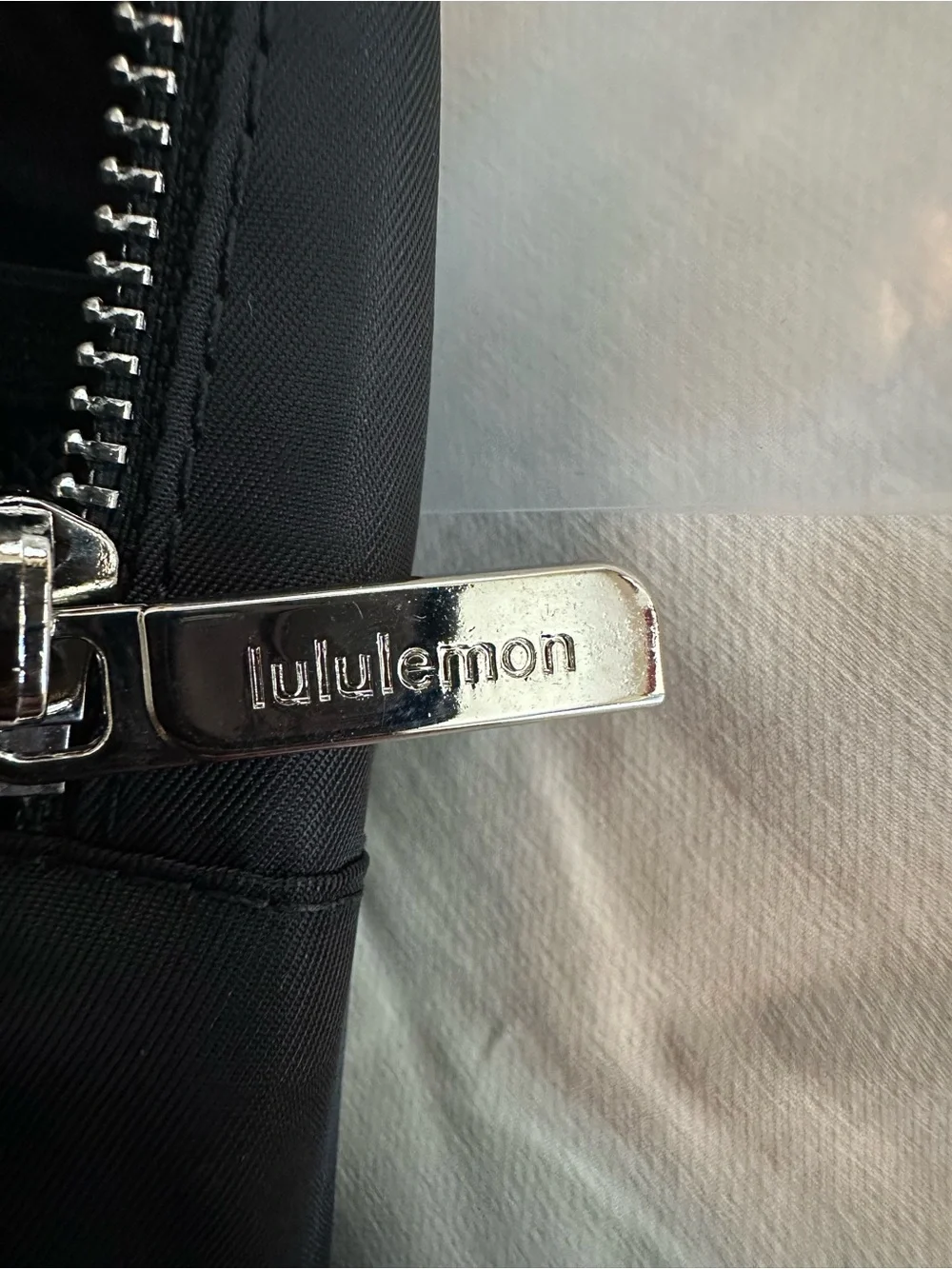 lululemon Black Compact Zip Pouch with Interior Mesh Pocket
